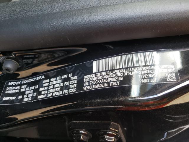 2018 FIAT 500X POP ZFBCFXAB6JP682169