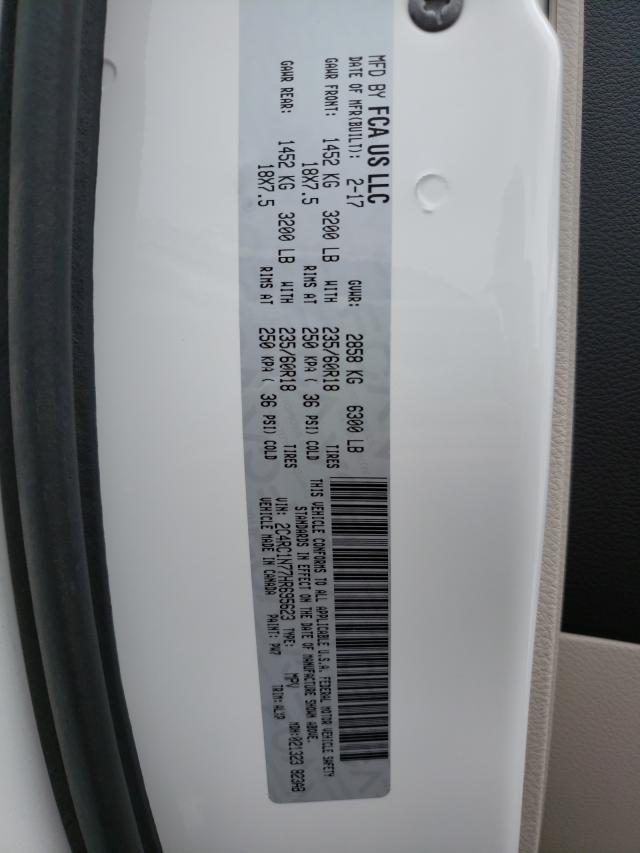 2017 CHRYSLER PACIFICA E 2C4RC1N77HR695623
