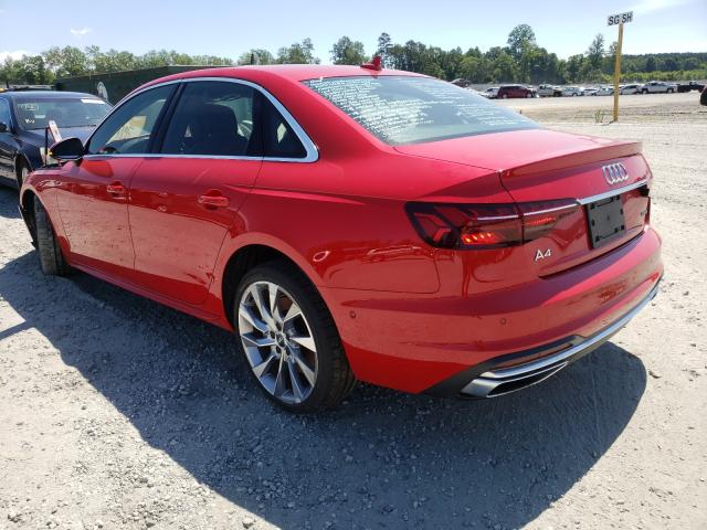 2020 AUDI A4 PRESTIG WAUFNAF44LA063755