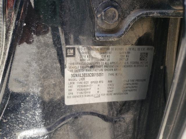 2012 CHEVROLET CAPTIVA SP 3GNAL3E53CS615051