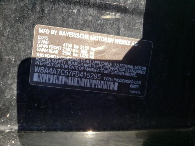 2015 BMW 428 XI GRA WBA4A7C57FD415295