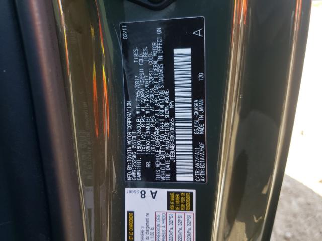 2011 TOYOTA FJ CRUISER JTEBU4BF4BK108565