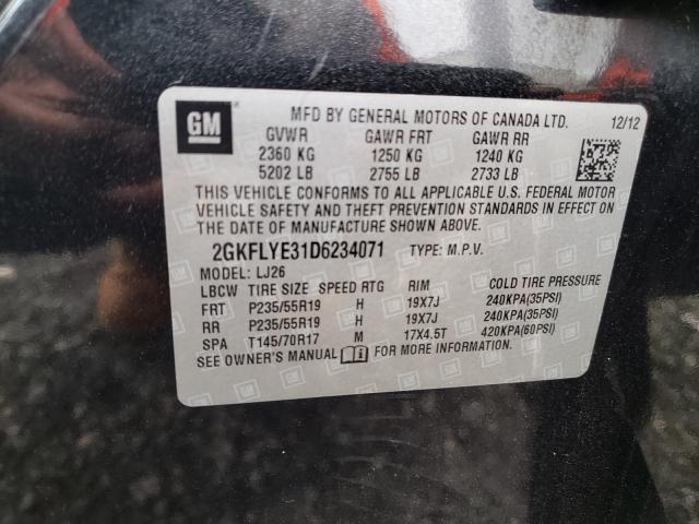 2013 GMC TERRAIN DE 2GKFLYE31D6234071
