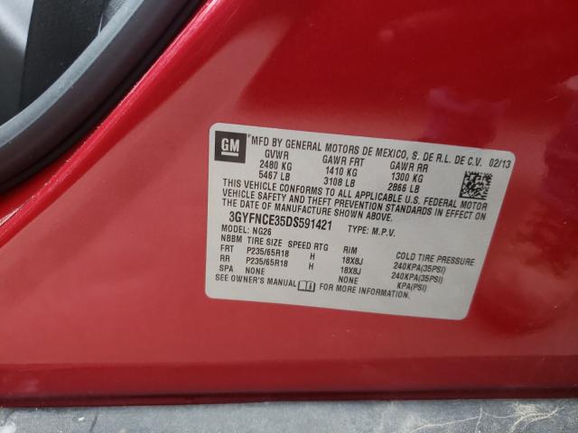 2013 CADILLAC SRX LUXURY - 3GYFNCE35DS591421