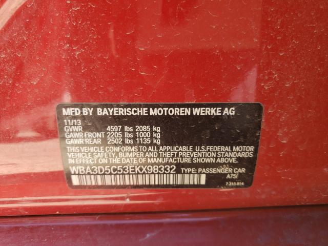 2014 BMW 328 D XDRI WBA3D5C53EKX98332