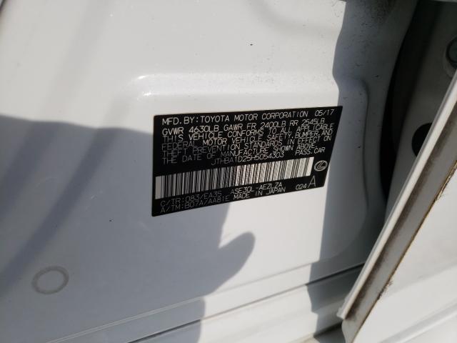 2017 LEXUS IS 200T JTHBA1D25H5054303