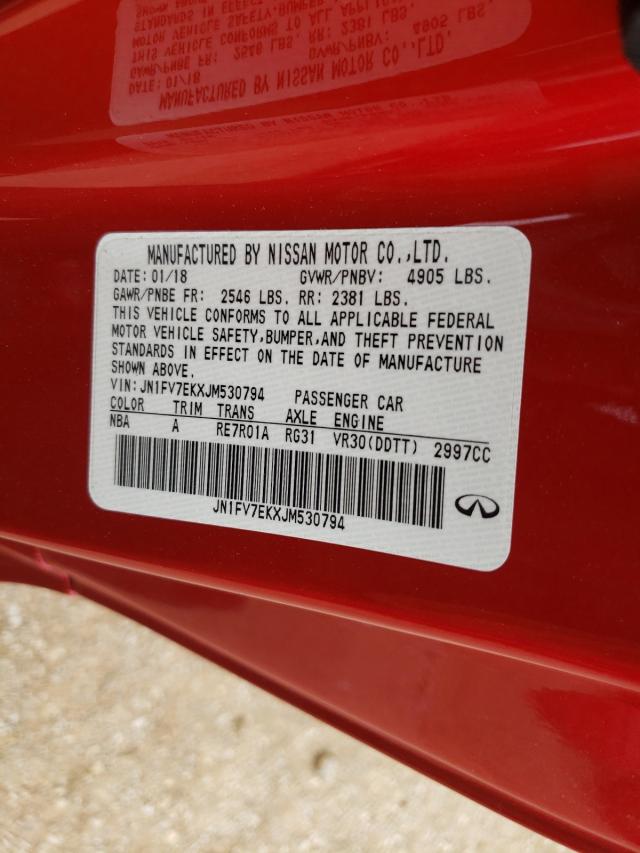 2018 INFINITI Q60 RED SP JN1FV7EKXJM530794