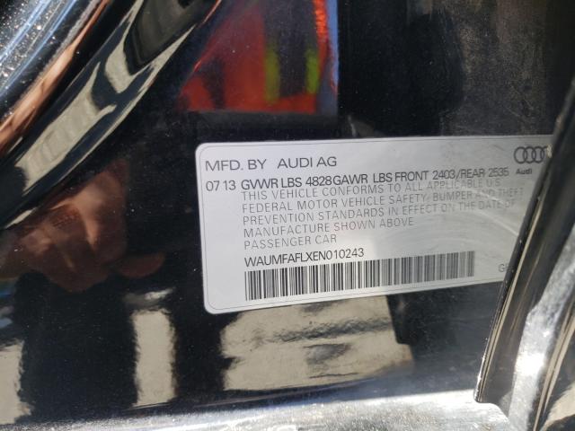 2014 AUDI A4 PRESTIG WAUMFAFLXEN010243