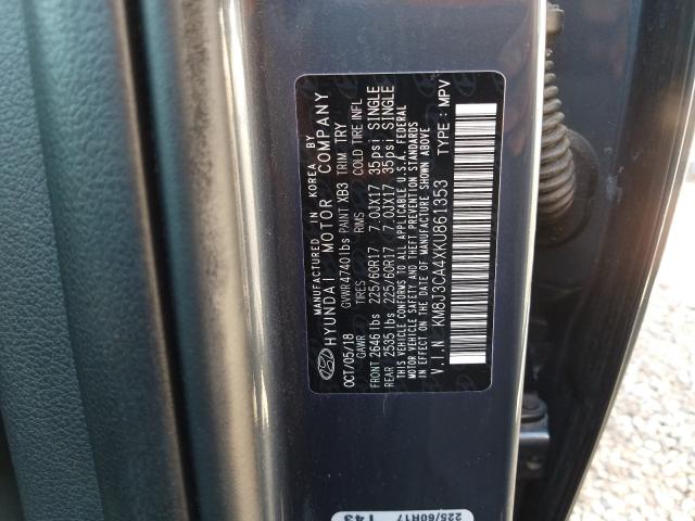2019 HYUNDAI TUCSON KM8J3CA4XKU861353