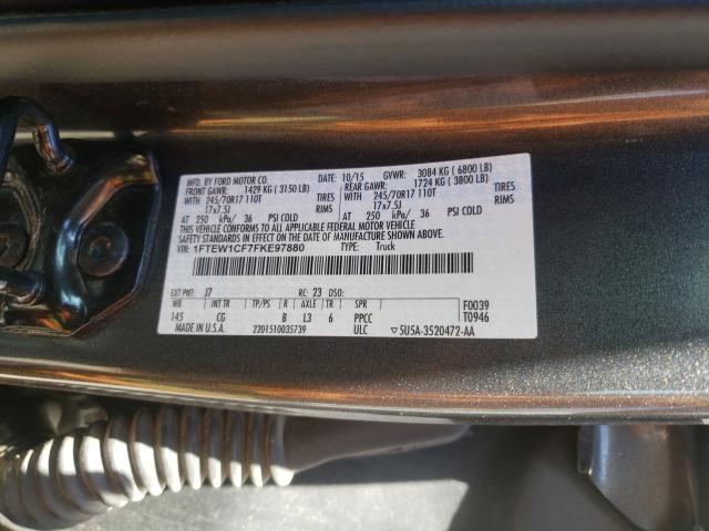 2015 FORD F150 SUPER 1FTEW1CF7FKE97880
