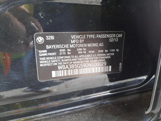 2012 BMW 328 XI SUL WBA3B5G59DNS00029