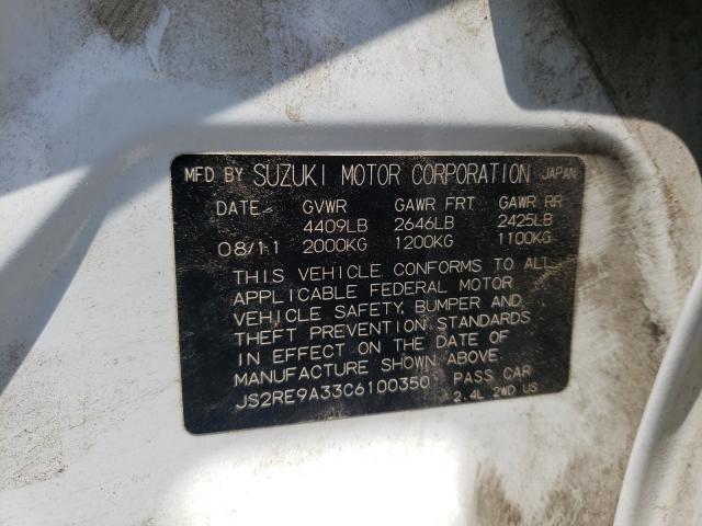 2012 SUZUKI KIZASHI SE JS2RE9A33C6100350