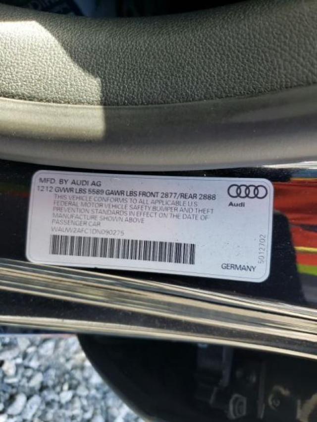 2013 AUDI S7 PREMIUM WAUW2AFC1DN090275