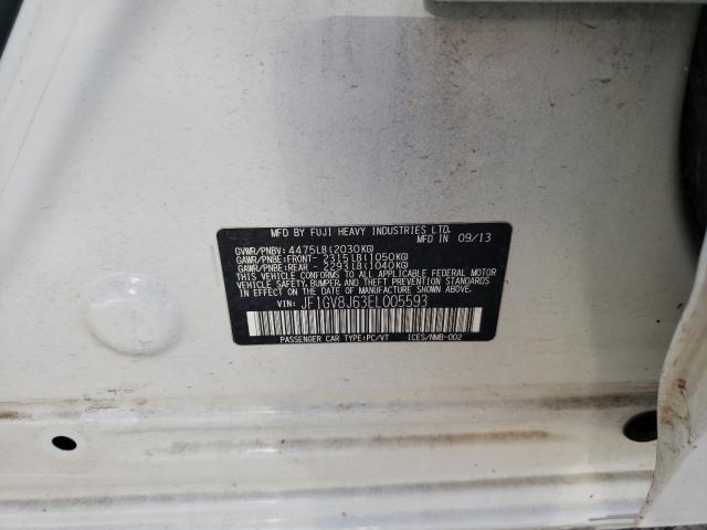 2014 SUBARU IMPREZA WR JF1GV8J63EL005593