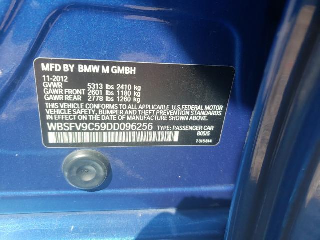 2013 BMW M5 WBSFV9C59DD096256