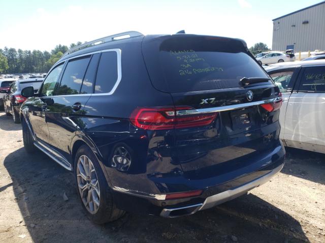 VIN 5UXCW2C00L9B91097 2020 BMW X7, Xdrive40I no.3