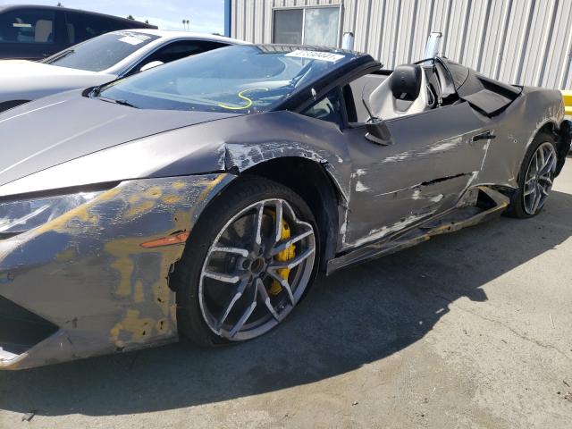 VIN KHWUR1ZF9GLA04846 2016 Lamborghini Huracan no.9