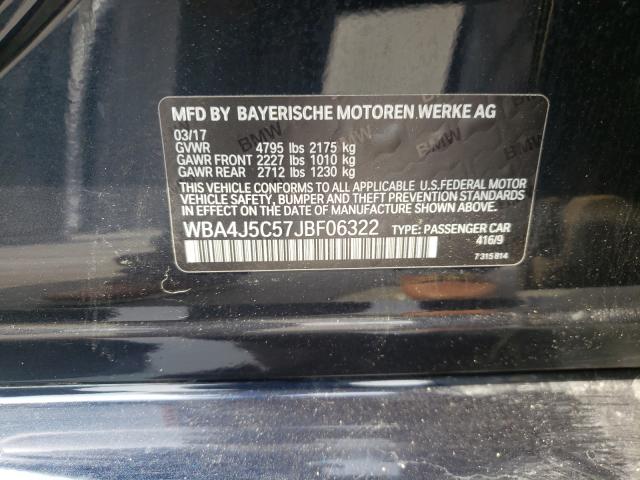 2018 BMW 440I GRAN WBA4J5C57JBF06322