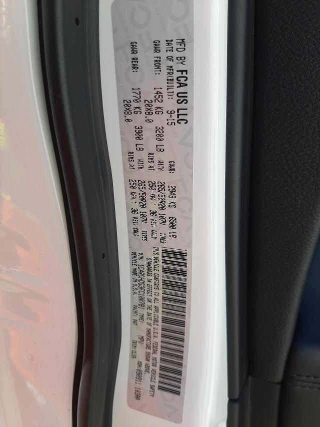 2015 DODGE DURANGO LI 1C4RDHDG3FC100781