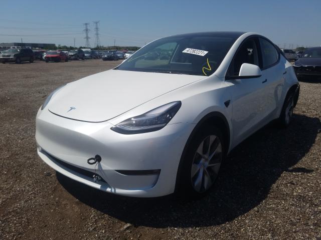 2021 Tesla Model Y el Y , VIN: 5YJYGDEE0MF191176