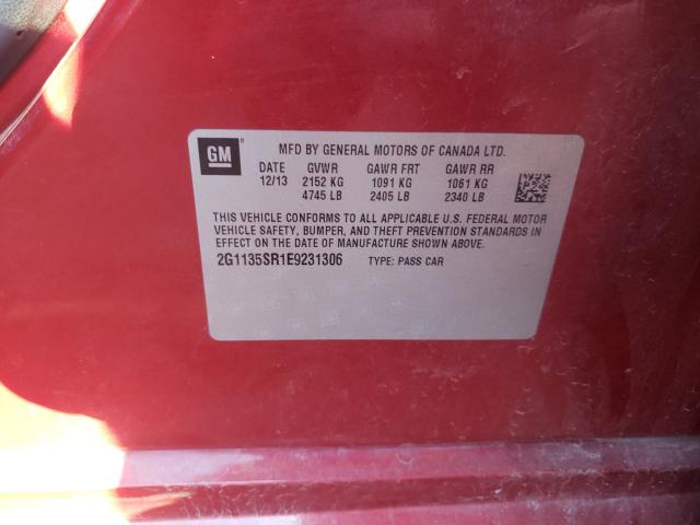 2014 CHEVROLET IMPALA ECO 2G1135SR1E9231306