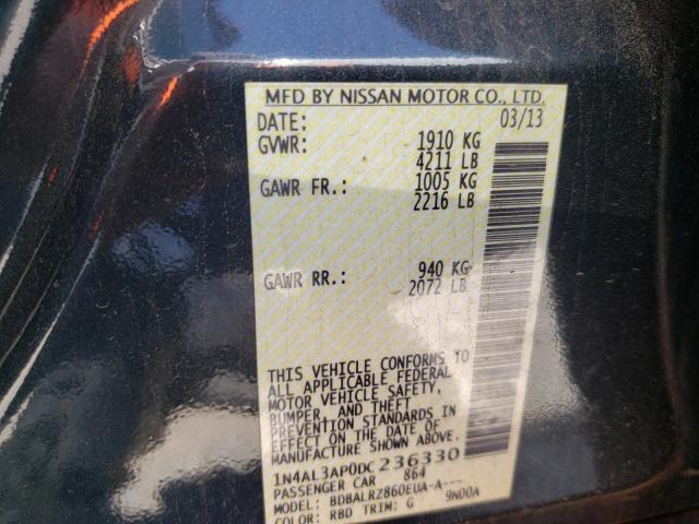 2013 NISSAN ALTIMA 2.5 1N4AL3AP0DC236330