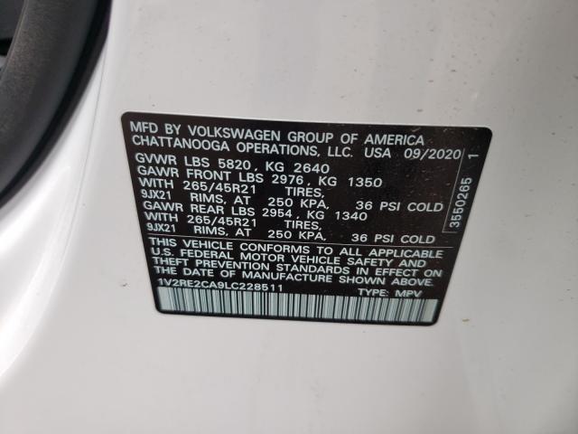 2020 VOLKSWAGEN ATLAS CROS 1V2RE2CA9LC228511