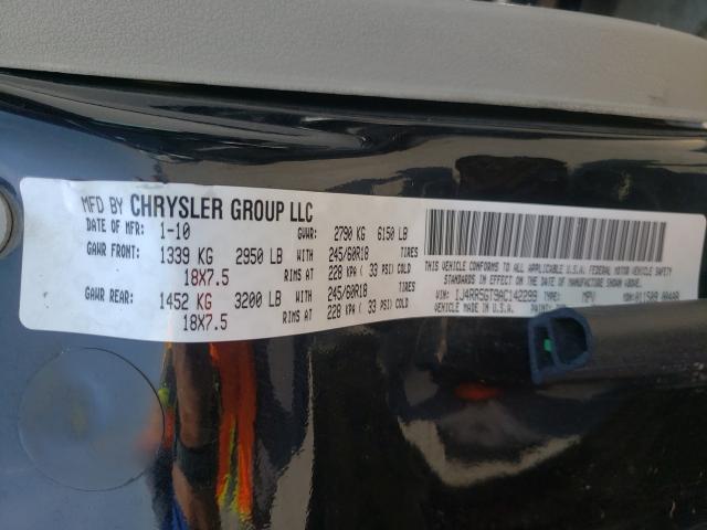 2010 JEEP GR CHEROKE 1J4RR5GT9AC142299