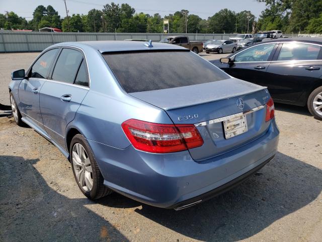 2012 MERCEDES-BENZ E 350 BLUE WDDHF2EB1CA561786