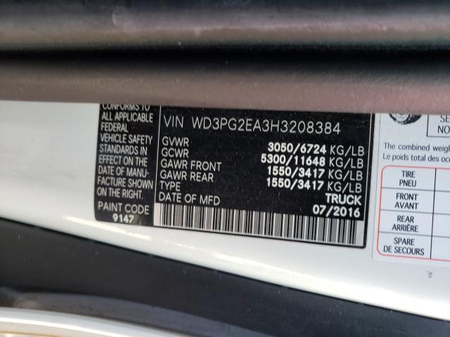2017 MERCEDES-BENZ METRIS WD3PG2EA3H3208384