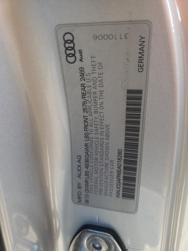 2014 AUDI S5 PREMIUM WAUCGAFR6EA018280