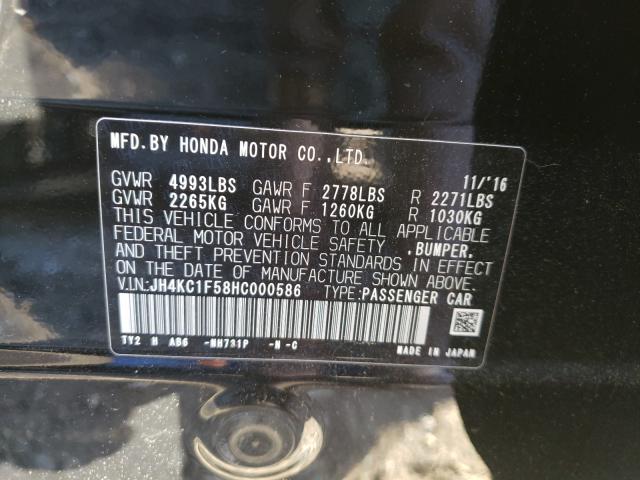 2017 ACURA RLX TECH JH4KC1F58HC000586
