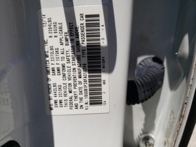 2015 ACURA TLX 19UUB1F38FA010248