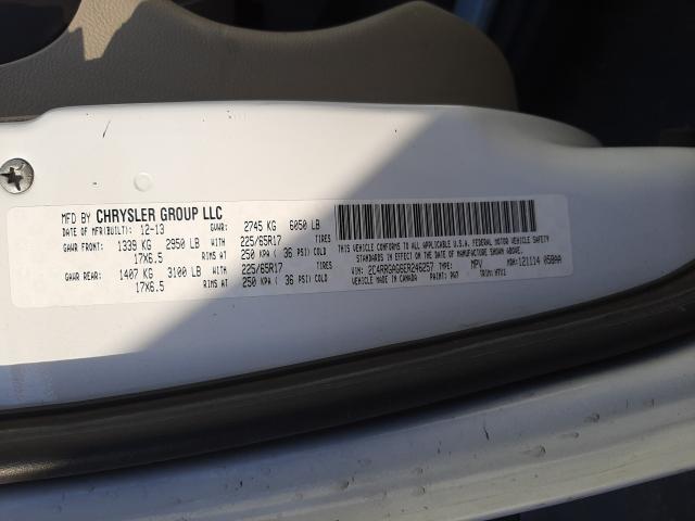 2014 RAM RAM C/V TR 2C4RRGAG6ER246257