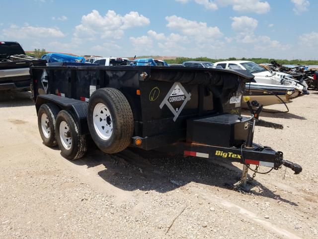 Salvage trucks for sale at Abilene, TX auction: 2015 Big Tex Trailer