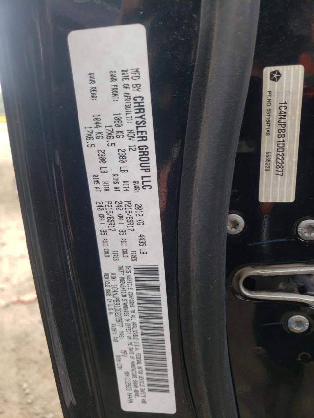 2013 JEEP PATRIOT 1C4NJPBB1DD222877