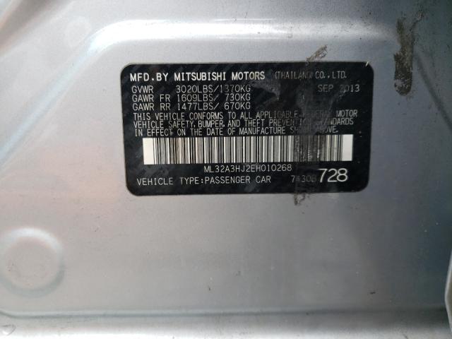 2014 MITSUBISHI MIRAGE DE ML32A3HJ2EH010268