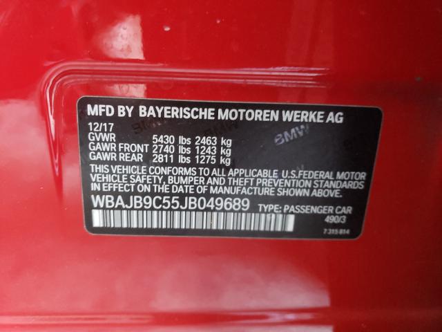 2018 BMW M550XI WBAJB9C55JB049689