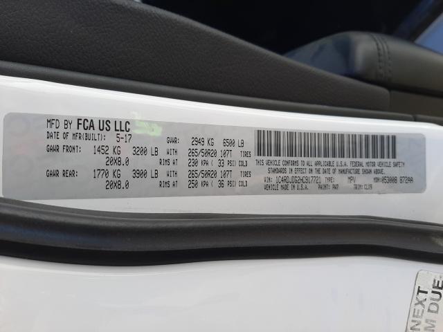 2017 DODGE DURANGO GT 1C4RDJDG2HC917721