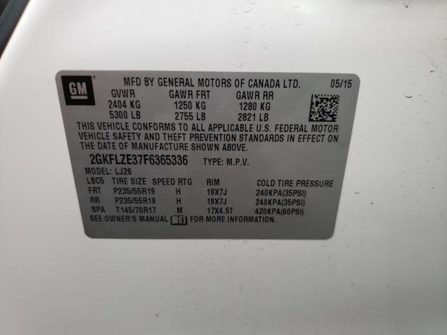 2015 GMC TERRAIN DE 2GKFLZE37F6365336