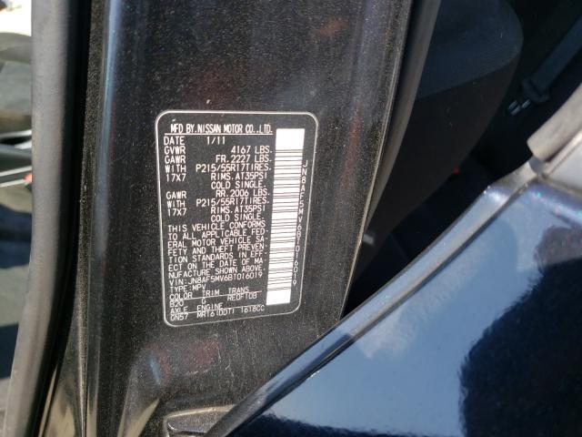 2011 NISSAN JUKE JN8AF5MV6BT016019