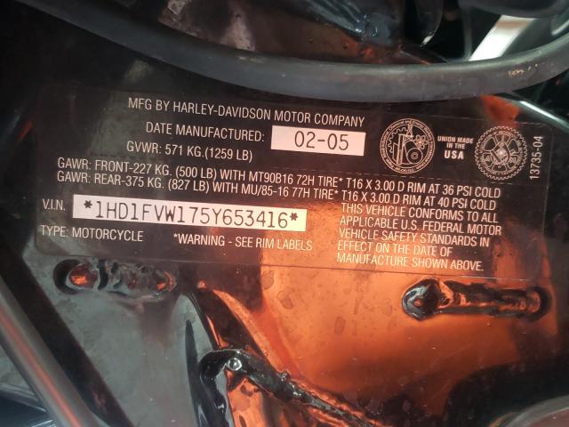 2005 HARLEY-DAVIDSON FLHTI 1HD1FVW175Y653416