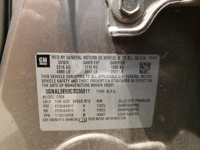 2012 CHEVROLET CAPTIVA SP 3GNAL3E50CS536811