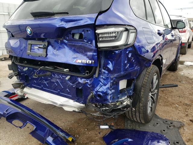 2021 BMW X5 M50I 5UXJU4C07M9G58767