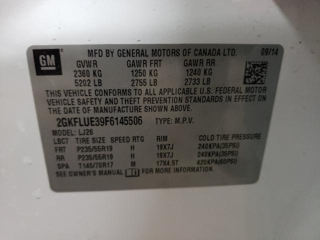 2015 GMC TERRAIN DE 2GKFLUE39F6145506