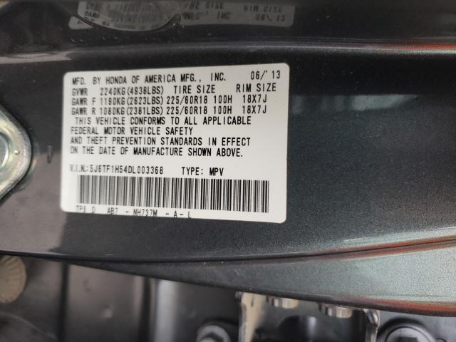 2013 HONDA CROSSTOUR 5J6TF1H54DL003368
