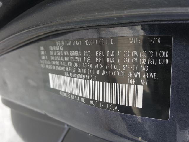 2011 SUBARU TRIBECA LI 4S4WX9GD8B4401239