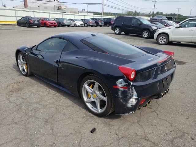 2012 Ferrari 458 Italia Coupe 4 5l Gas Black للبيع Pennsburg Pa A Better Bid