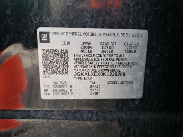 2019 GMC TERRAIN DE 3GKALXEX0KL238208