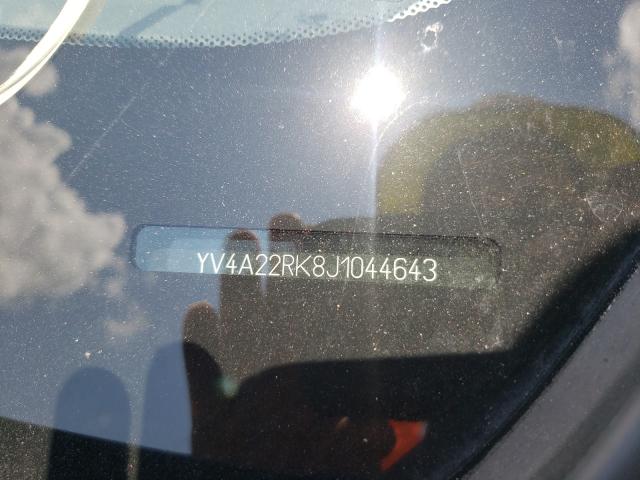 2018 VOLVO XC60 T6 MO YV4A22RK8J1044643